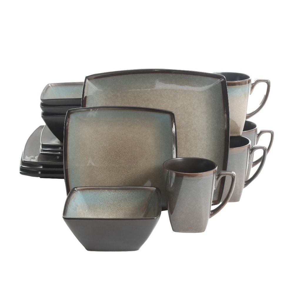 Tequesta 16-Piece Casual Tan Stoneware Dinnerware Set (Service for 4)